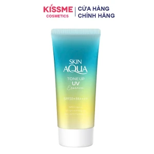 Kem Chống Nắng Nâng Tone Skin Aqua Tone Up UV Essence Mint Green SPF50 PA 80g nội địa Nhật