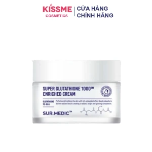 Kem Dưỡng SurMedic Super Glutathione 1000TM Enriched Cream Dưỡng Trắng Da 50ml