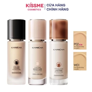 Kem Nền Che Phủ Tốt Carslan Foundation Kiểm Soát Dầu Lâu Trôi Suốt 24h 30g