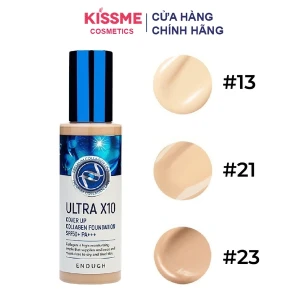Kem Nền Collagen Ultra x10 Cover Up Enough SPF50 Pa 100ml