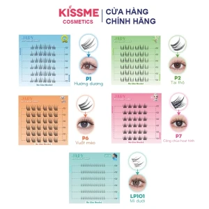 Lông Mi Cụm Có Sẵn Keo Jary Pro Cluster Lashes - Hộp Nhựa 6 Hàng