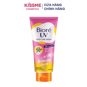 Serum Chống Nắng Dưỡng Thể Bioré Da Sáng Mịn Màng UV Anti-Pollution Body Care Serum Intensive Aura SPF 50