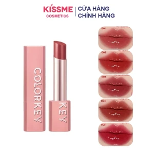 Son Thỏi Có Màu Dưỡng Ẩm, Căng Bóng Môi Colorkey Juicy Glow Lipstick 3g