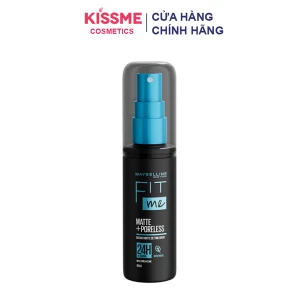 Xịt khóa nền, cố định trang điểm kiềm dầu, mịn lì Maybelline Fit Me