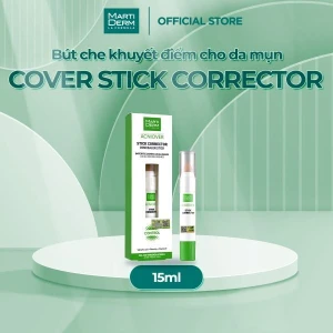 Bút che khuyết điểm & làm giảm mụn - MartiDerm Acniover Cover Stick Corrector (15ml)