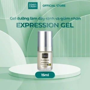 Gel Dưỡng Làm Đầy Rãnh, Giảm Nhăn Đuôi Mắt & Khóe Miệng - MartiDerm Platinum Expression Gel (15ml)