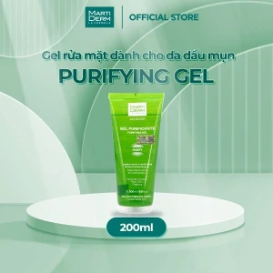 Gel rửa mặt cho da dầu mụn - MartiDerm Acniover Purifying Gel (200ml)