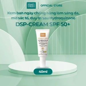 Kem Điều Trị Ban Ngày Chống Nắng Làm Sáng Da, Mờ Sắc Tố, Duy Trì Sau Hydroquinone - MartiDerm Pigment Zero DSP SPF50 Cream (40ml)