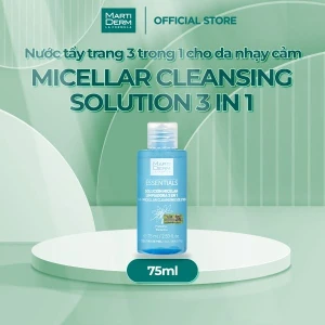 Nước Tẩy Trang - Martiderm Essentials Micellar Cleansing Solution 3 In 1 (75ml)