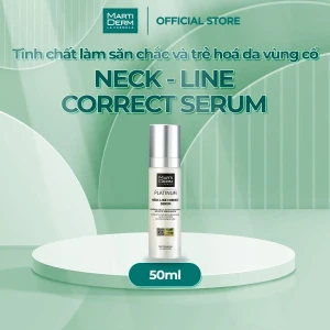 Tinh Chất Làm Săn Chắc & Trẻ Hoá Da Vùng Cổ - MartiDerm Platinum Neck Line Correct Serum