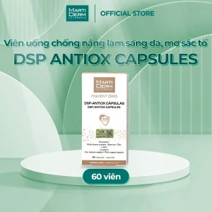 Viên Uống Chống Nắng Thuần Chay - MartiDerm Pigment Zero DSP Antiox Capsules (60 Viên)