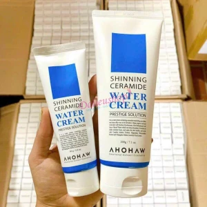 Ahohwa Shinning Ceramide Water Cream - Kem Dưỡng Cấp Nước, Căng Bóng Và Phục Hồi Da 80g [Chính Hãng] - Da Liễu Shop