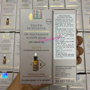 AVA Youth Activator 10% Niacinamide & Snow Algae with Vitamin B5 30ml - Tinh Chất Sáng Da, Thu Nhỏ Lỗ Chân Lông [Chính Hãng] - Da Liễu Shop