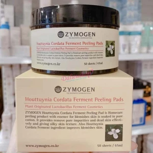 Bông Tẩy Da Chết Zymogen Houttuynia Cordata Ferment Peeling Pads (50 miếng) [Chính Hãng] - Da Liễu Shop