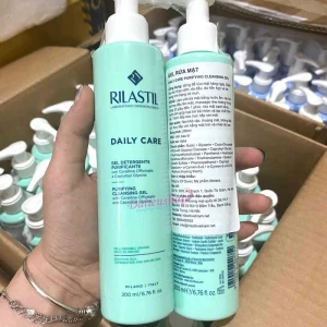 Gel Rửa Mặt Cho Da Dầu Rilastil Daily Care Purifying Cleansing 200ml [Chính Hãng]