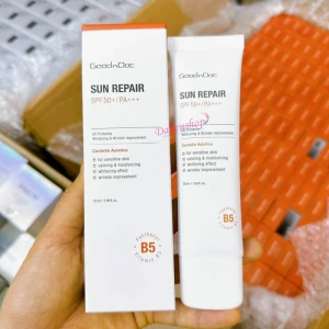 Kem Chống Nắng GoodnDoc Sun Repair SPF50+/PA+++ 50ml [Chính Hãng] - Da Liễu Shop