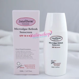 Kem Chống Nắng Intelderm Microalgae Refresh Sunscreen SPF50 50ml Chính Hãng - Da Liễu Shop