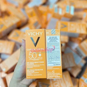 Kem Chống Nắng Vichy Capital Soleil Dry Touch Face Fluid SPF50 UVA UVB 50ml - Da Liễu Shop