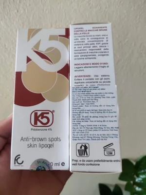 Kem trị nám K5 Lipogel giá bao nhiêu? Mua ở đâu? Có tốt không?
