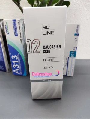 Meline 02 Caucasian Skin Night-Huyết Thanh Đặc Trị Nám [Chính Hãng, 20Gr] - Da Liễu Shop