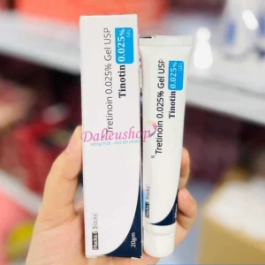 Tinotin 0.025% Gel USP Hacks Slacks 20g - Gel Trị Mụn - Da Liễu Shop