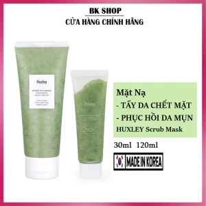 Hàn Quốc Mặt Nạ Tẩy Tế Bào Chết Mặt, Phục Hồi Da Mụn Huxley Scrub Mask Sweet Therapy 30ml