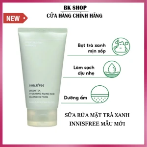 Hàn Quốc Sữa Rửa Mặt Trà Xanh Innisfree Green Tea Cleansing Foam 150ml Mẫu Mới