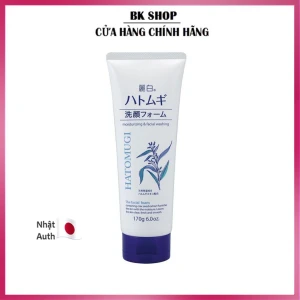 Nhật Bản Sữa Rửa Mặt Ý Dĩ Hatomugi Dưỡng Ẩm & Làm Sáng Da (tuýp 170g)