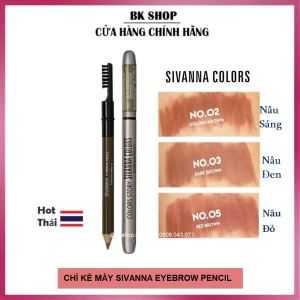 Thái Lan Chì Kẻ Mày Sivanna Colors Story Eyebrow Pencil ES004 1.2g