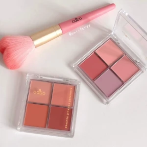 Thái Lan Phấn Má Hồng 4 Ô Odbo Signature 4 shades bluscher OD1309
