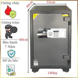 Két sắt chống cháy cỡ trung TOKYO TKO88E điện tử