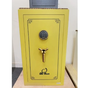 Két sắt FORMAT DTCK-M điện tử màu vàng, đỏ