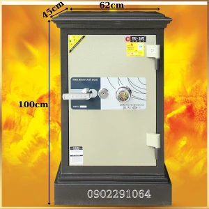 Két sắt Hàn Quốc giá rẻ trusafe C170KC khóa cơ chống cháy