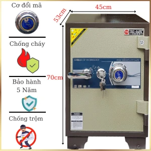 Két sắt Hàn Quốc trusafe TH140DM khóa cơ đổi mã