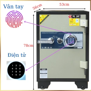 Két sắt hàn quốc trusafe TH160VT khóa vân tay