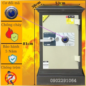 Két sắt khóa cơ đổi mã Trusafe C54DM cho gia đình công ty