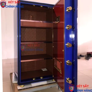 Két sắt màu xanh ngọc AifeiBao HK-A1D-100ALS (Blue) vân tay