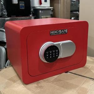 Két sắt mini NEKO NS25 điện tử màu đỏ