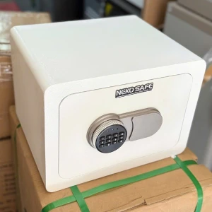 Két sắt mini NEKO SAFE NS30 điện tử màu trắng