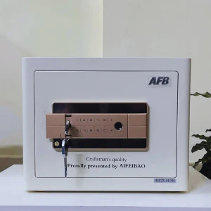 Két sắt mini vân tay AFB HK-A1D-30HM (màu trắng)