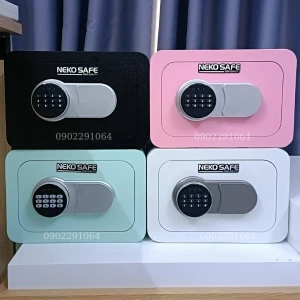 Két sắt Neko safe NS20 điện tử màu ( đen, trắng, xanh, hồng)