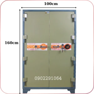 Két Sắt Ngân Hàng BEMC K600 NHA1 2 cánh cho hiệu vàng