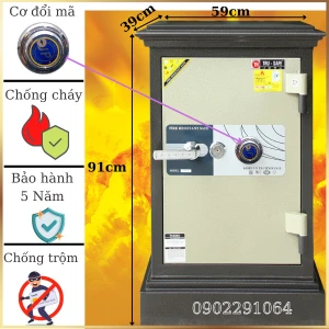 Két sắt ngân hàng trusafe C74DM khóa cơ đổi mã chống cháy