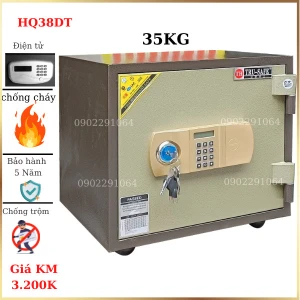 két sắt nhỏ điện tử chống cháy trusafe HQ38DT