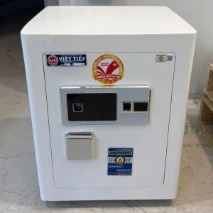 Két sắt Siêu cường Việt Tiệp KSC50FE vân tay điện tử màu đen, trắng