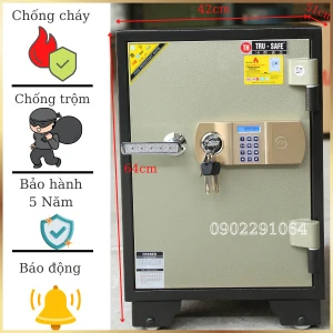 Két sắt trusafe TH125DT điện tử chống cháy, cánh đúc