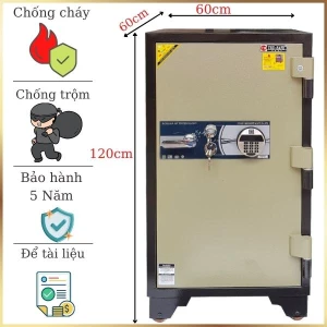 két sắt vân tay cao cấp cỡ to trusafe F306VTDT cho công ty và gia đình
