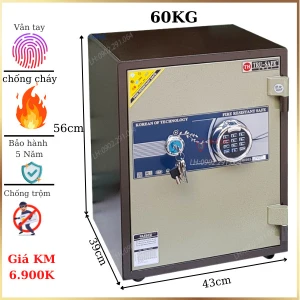 Két sắt vân tay điện tử Hàn Quốc trusafe HQ683VTDT cao cấp