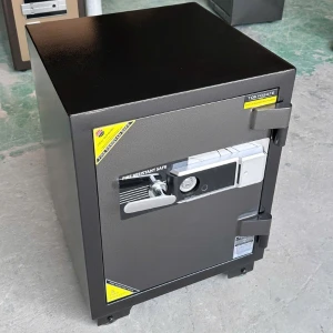 Két sắt vân tay điện tử Tokyo TKO68F chống cháy màu đen