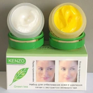 Bộ kem mờ nám và dưỡng trắng da Kenzo Green Tea - Nga